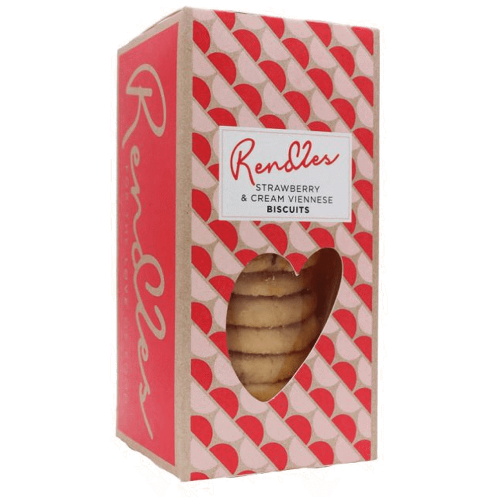 Rendles Strawberry & Cream Viennese Biscuits 150g